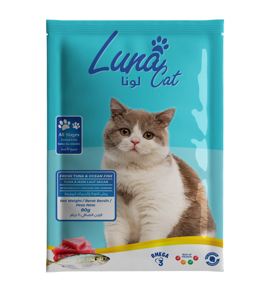 LUNA Fresh Tuna And Ocean Fish Pate For Cat