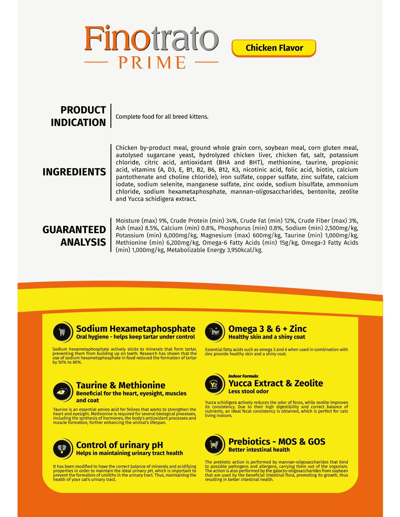 Finotrato Prime Chicken Kittens Dry Food