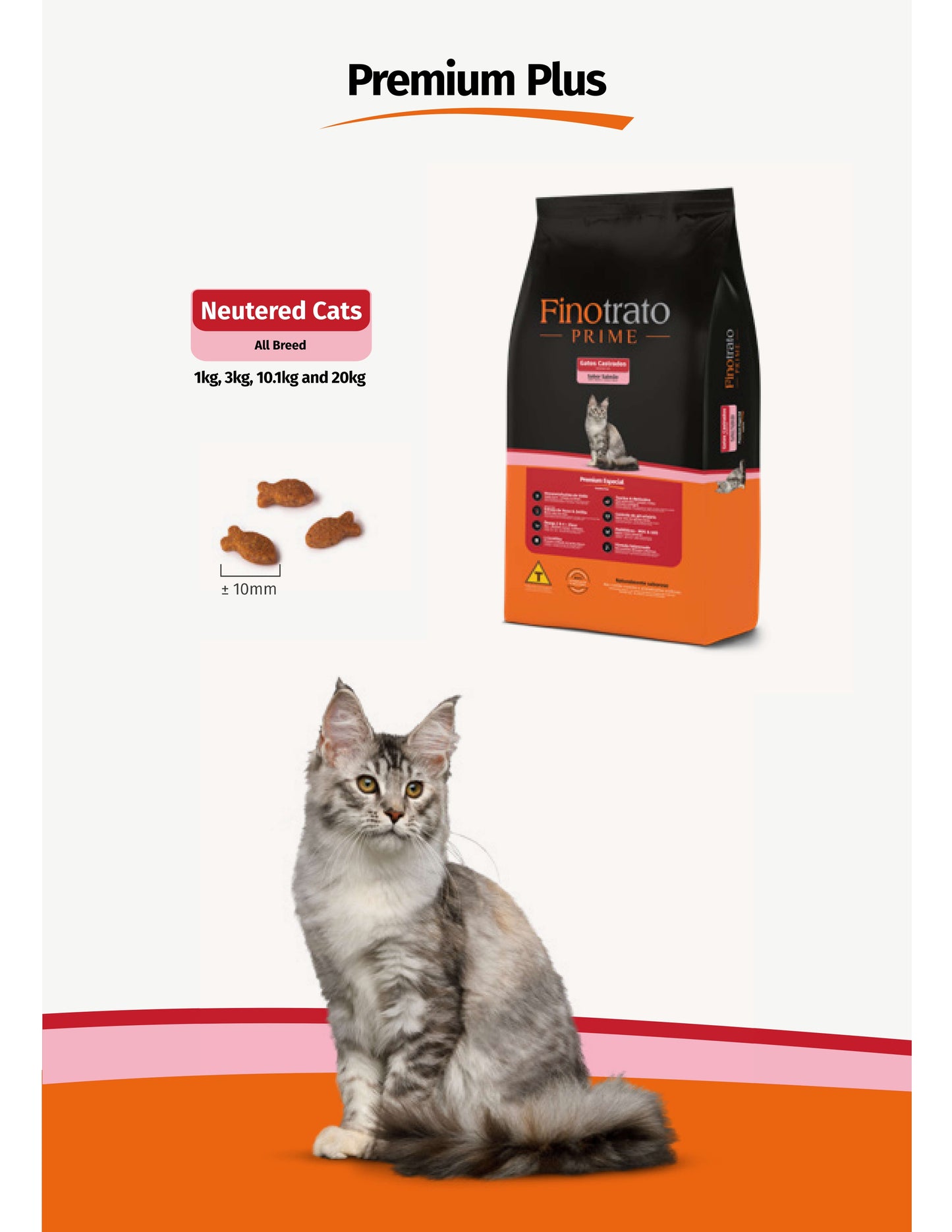 Finotrato Prime Salmon Neutered Cats 10.1KG