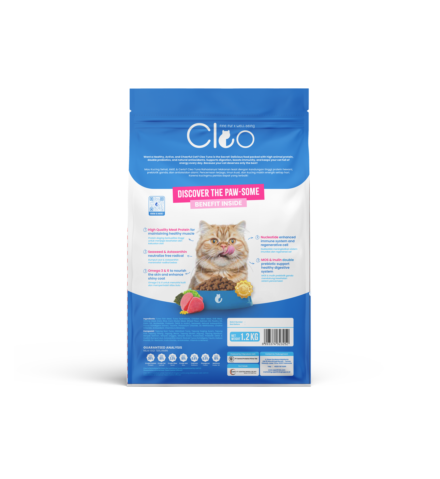 Cleo Dry Adult Cat Food in UAE Tuna Flavor | Buy Online | Hunger Fixer