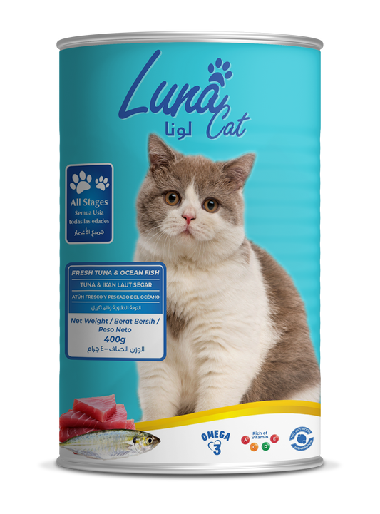 LUNA Fresh Tuna And Ocean Fish Pate For Cat