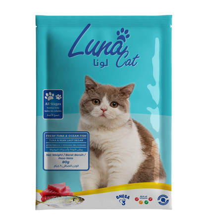 LUNA Fresh Tuna And Ocean Fish Pate For Cat