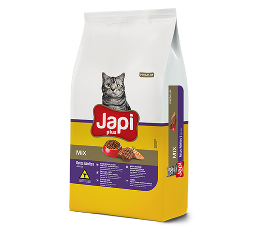 Japi Plus Mix Dry Cat Food 10.1KG For (1+Years)