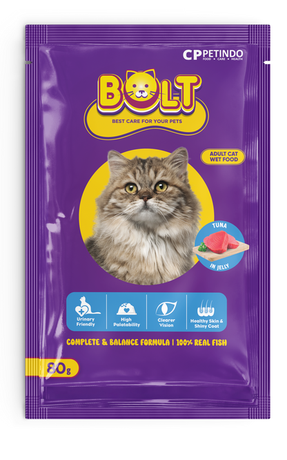 BOLT Tuna in Jelly Wet Cat Food 80g
