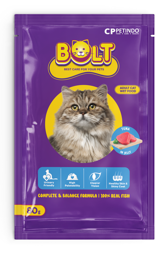 BOLT Tuna in Jelly Wet Cat Food 80g