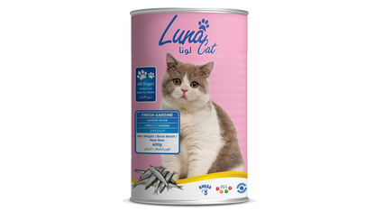 Luna 400 Gm Sardines Wet cat Food Pate By Hunger Fixer