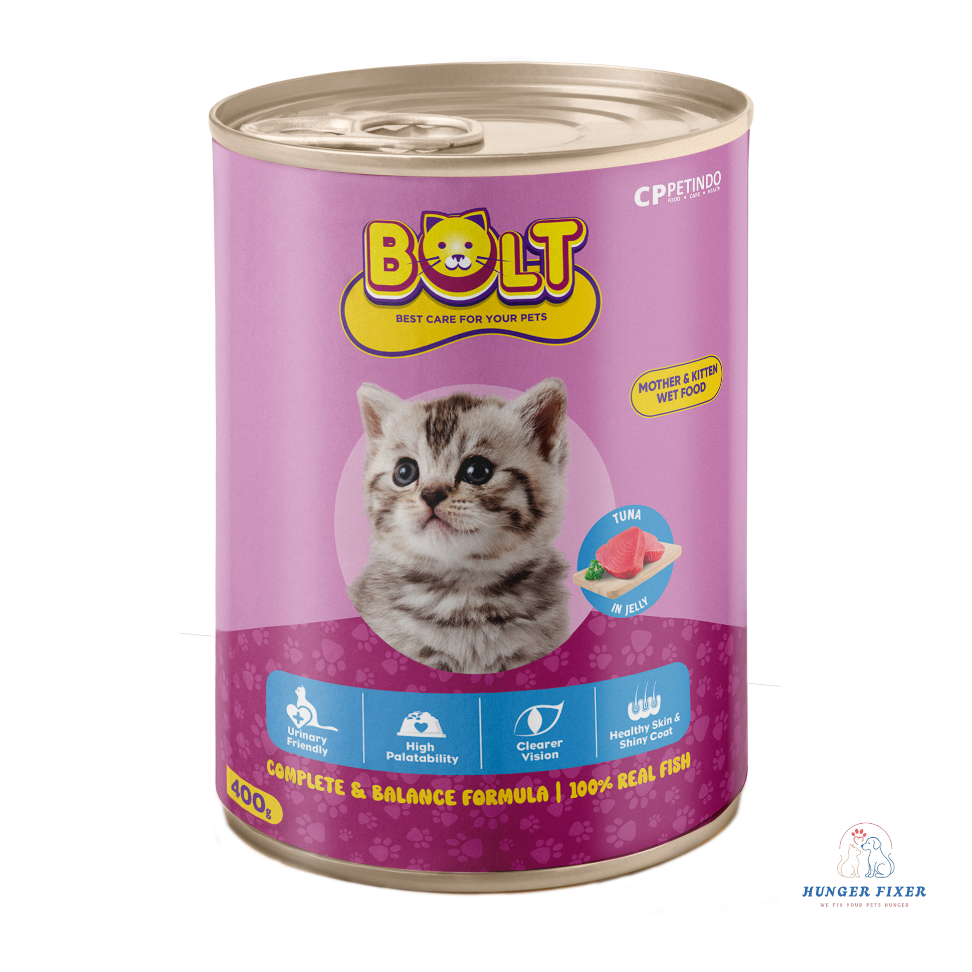 Bolt Mother & Kitten Tuna IN Jelly By HUnger Fixr