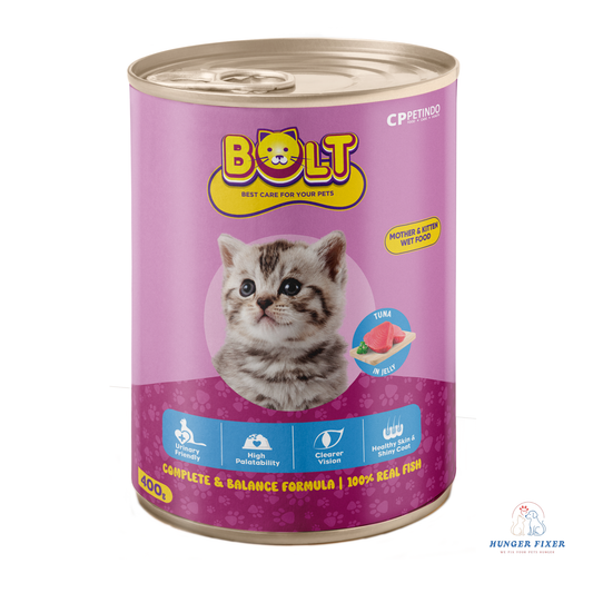 Bolt Mother & Kitten Tuna IN Jelly By HUnger Fixr