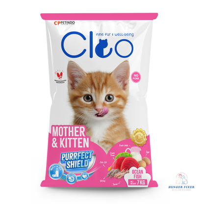 Cleo Dry Cat Food Mother & Baby By Hunger Fixer