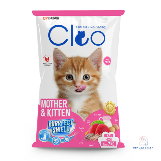 Cleo Dry Cat Food Mother & Baby By Hunger Fixer