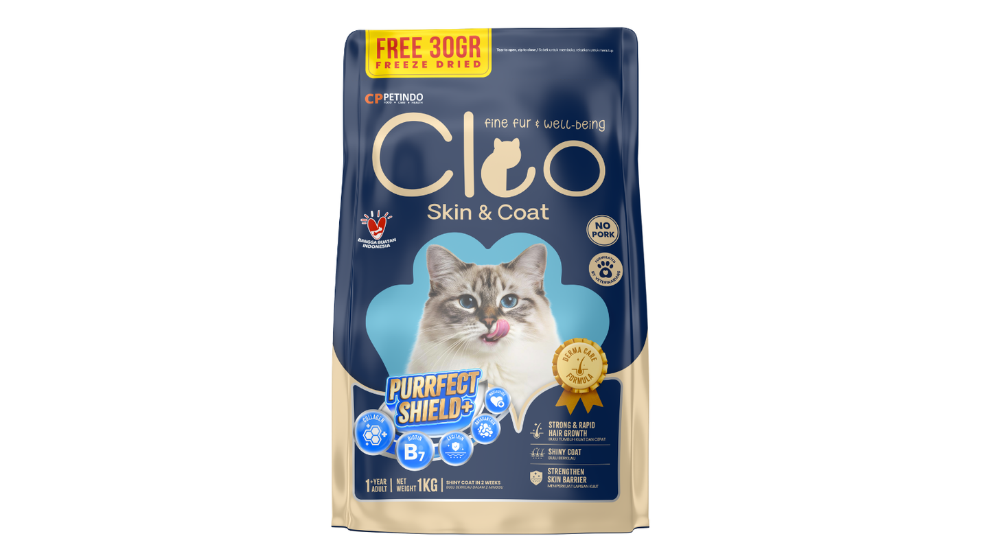 Cleo Functional Series - Skin And Coat Adult Cat Food | Hunger Fixer | Buy Online