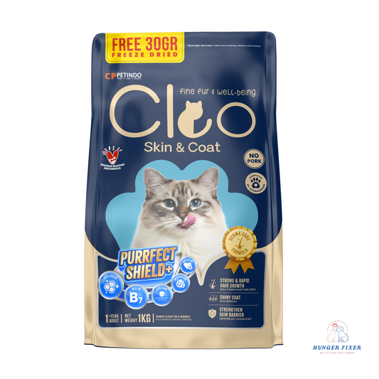 Cleo Skin & Coat Dry Cat Food By Hunger Fixer