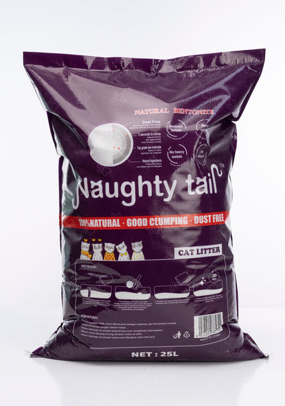 NAUGHTY TAIL Clumping Cat Litter - Lavender Scent