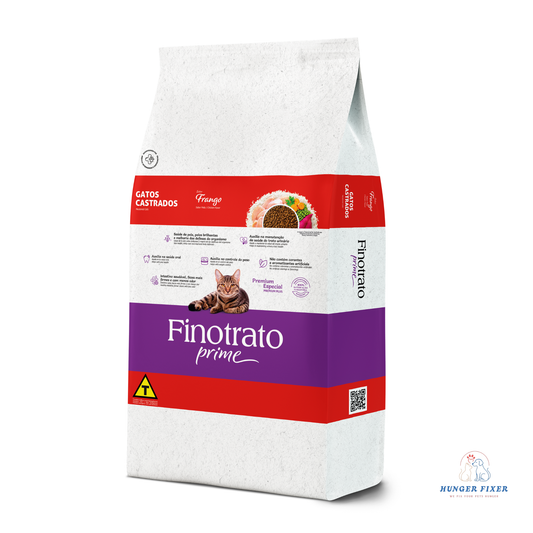 Finotrato Neutered Dry Cat Food Chicken By Hunger Fixer