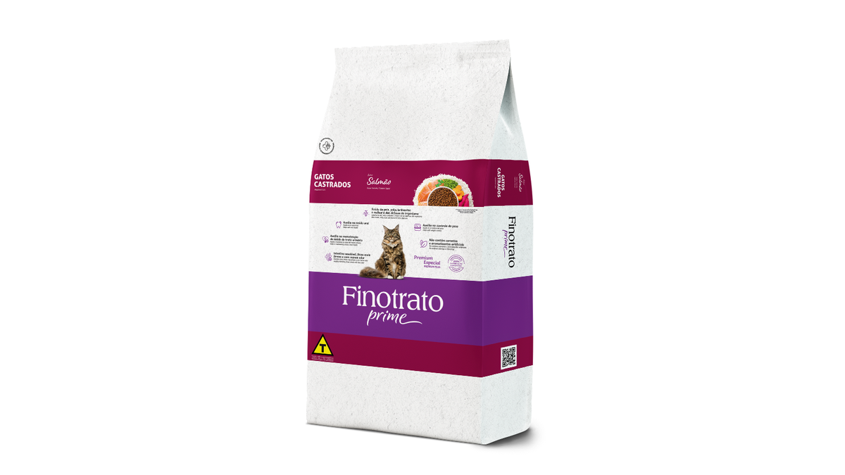 Finotrato Prime Neutered Dry Cat Food Salmon Flavor In Dubai & UAE By Hunger Fixer