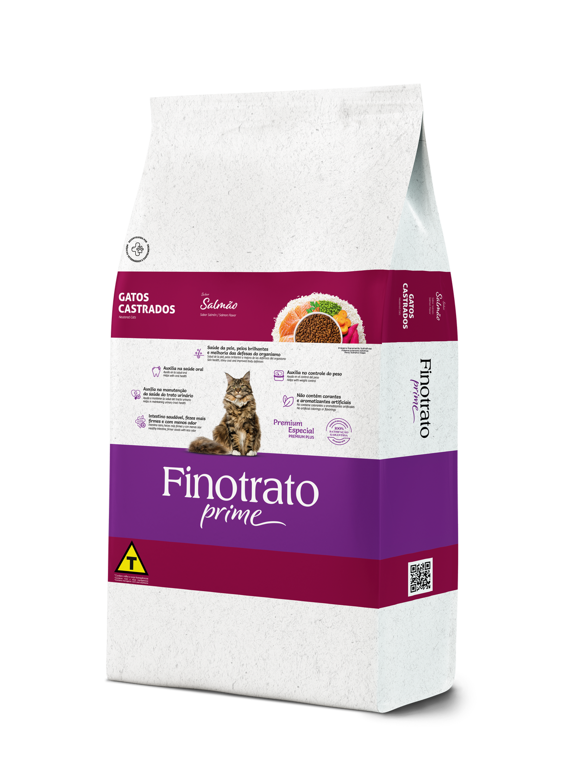 Finotrato Prime Dry Cat Food Salmon Flavor In Dubai & UAE By Hunger Fixer