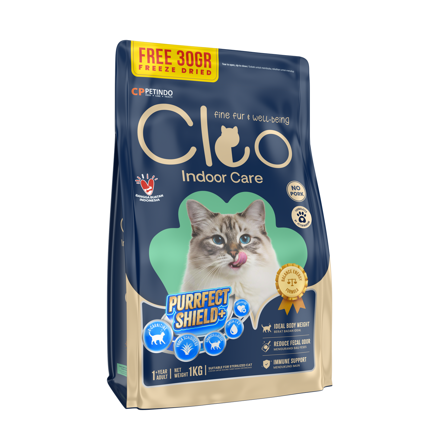 Cleo Indoor Care Cat Food | Reduce Odor | Hunger Fixer UAE