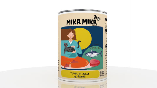 Mika Mika Tuna In jelly Cat Wet Food 400gm | premium wet cat food UAE Free Delivery