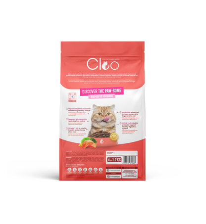 Cleo Salmon Adult Dry cat Food By Hunger Fixer