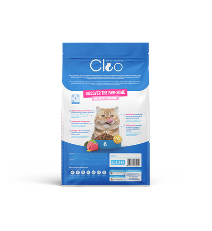 Cleo Dry Adult Cat Food in UAE Tuna Flavor | Buy Online | Hunger Fixer