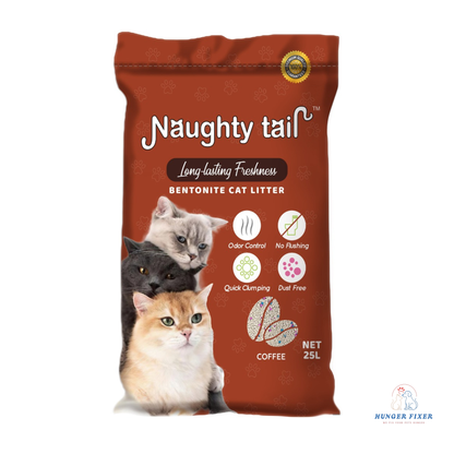 Naughty Tail Clumping Cat Litter By Hunger Fxer