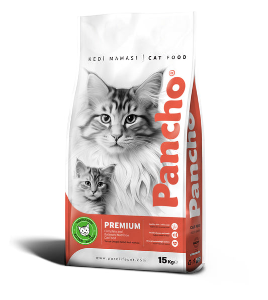 PANCHO Junior Dry Cat Food 15KG - Chicken Flavor