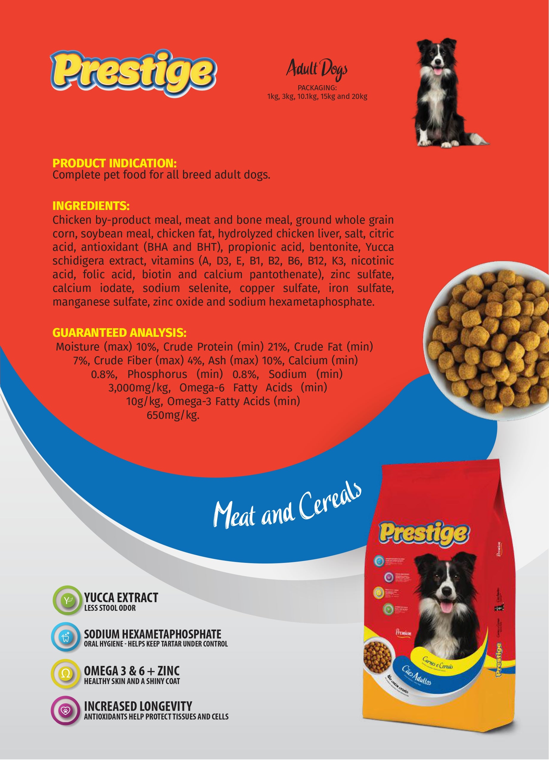 prestig dog food