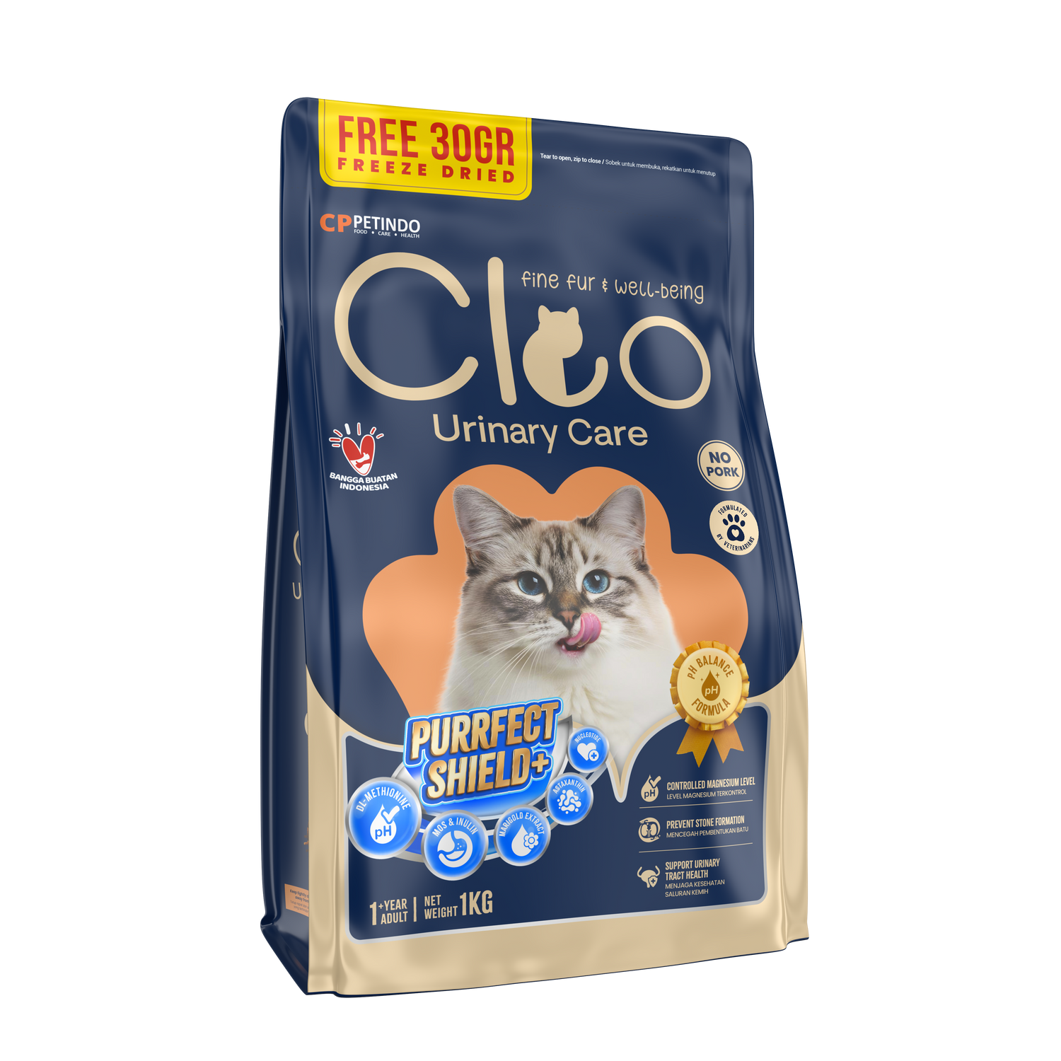 Cleo Urinary Care Cat Food 1kg | Fast UAE Delivery | Hunger Fixer
